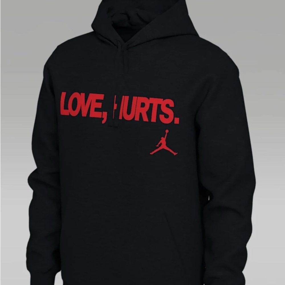 Jordan Black and Red Hoodie
